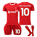 Pikkukuva 1 / 2: Liverpoolin Lasten Jalkapalloasusetti Sukilla - No.10 MAC ALLISTER #18 (2023-2024) No.10 MAC ALLISTER #18