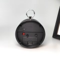 Miniatyrbild 4 av 6: JUSTUP Väckarklocka Rund Bordsur Klocka Väcker Dig Tyst Arbetar Perfekt för Sovrum Kontor --- Grå