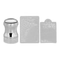 Miniatyrbillede 2 af 11: Neglekunst Stempler Silikone Transparent Negle Stempler Manicure Værktøj med Stemplingsplader
