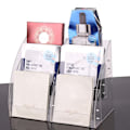 Miniatyrbillede 10 af 11: Transparent Akryl Display Case Opbevaringsboks Makeup Organizer Kosmetik Display