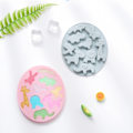 Miniatyrbillede 2 af 5: 2 stk. Tegneserie Dyre Chokoladeform DIY Kage Bageform Dryp Lim Candy Pudding Flip Sukker Isblokform
