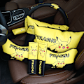 Miniatyrbilde 2 av 5: Bilryggstøtte, bilnakkepute, minnefoam nakkepute - Pikachu hengende vevboks 1