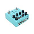 Miniatyrbilde 7 av 11: Dual Delay Engine Effekt Elektrisk Gitar Flere Modus Forsinkelser Pedal med 40 Sekunders Stereo Loop