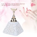 Miniatyrbillede 2 af 9: Magnetisk negletip øvelsesstand base legering holder neglekunst display stand manicure værktøj (Beige)