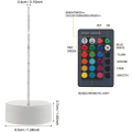 Miniatyrbillede 3 af 8: Luksus Sportsvogn Form Ny Bar Pub Øl Bord Natlys Kreativ 16 Farve USB Batteri Strøm Opladning Lysekrone Hjem Indretning Humør Egnet motorfordon