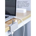 Miniatyrbild 2 av 7: MH4PU Snap-in USB3.0-hub och splitter för bärbar dator Snap-in-förlängningshub
