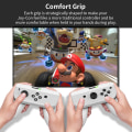 Miniatyrbilde 5 av 8: Bryter/Oled Venstre og Høyre Håndtak To i Én Grip, Joycon Liten Håndtak Avtakbar To Montering (Hvit)