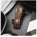 Miniatyrbilde 3 av 8: Sølv Avengers Iron Man nøkkelring Captain America nøkkelring Thanos metall nøkkelring tilbehørsett