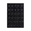Miniatyrbillede 1 af 2: Negle Gemstone Stencil Guides Skabelon Mærkat Transparent Plastplade DIY Manicure Værktøj(Trapezoid)