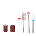 Miniatyrbild 2 av 11: Tungstenstål nagelborr set nagelslipningshuvud poleringsverktyg manikyrtillbehör FD-1