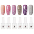 Miniatyrbillede 5 af 11: 6 stk. neglekunst natlys UV-gel polish langtidsholdbar soak off gelmanicure værktøj type A