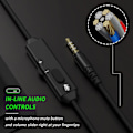Pikkukuva 5 / 6: Peliheadset, jossa mikrofoni Xbox Series X|S Xbox One PS4 PS5 PC Switch -langalliset Audifonos Gamer -kuulokkeet mikrofonilla Xbox 1 Play