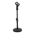 Miniatyrbild 8 av 11: Desktop Metal Tripod Fällbar Mikrofonstativ Justerbar Vinkel Disc Mikrofonfäste Hållare Stativ