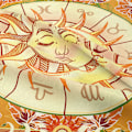 Miniatyrbillede 4 af 6: Kunst Hjem Indretning Gaver Mandala Boheme Gobelin Egnet til Soveværelse Dekoration（1019-10，29 x 38 tommer）