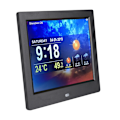 Miniatyrbild 9 av 11: 8 tums multifunktionell smart WiFi digital fotoram klocka väderprognos TFT 4:3 skärm