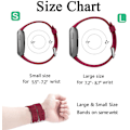 Pikkukuva 6 / 6: Älykellon ranneke sopii Fitbit versa älykellolle, versa 2 ja versa Lite se -kelloille naisille ja miehille (Punainen-S)