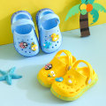 Miniatyrbild 6 av 6: Barn Clogs Pojkar Flickor Söta Cartoon Toddler Sandaler Barn Tofflor ----- Gul （Storlek 32-33）