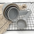 Miniatyrbillede 3 af 6: Bageværktøj Pp Plast Måleske 5-delt Sæt, Køkkenredskab, Bruges Til Måling Af Væsker Og Tørre Ingredienser I Køkkenet