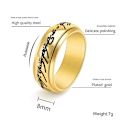 Miniatyrbillede 2 af 7: Ringe af magt Ringenes Herre  Spinderinge, Angstring En Ring til Mænd  Forgyldt Vielsesring til Mænd Kvinder Magiske Kraftringe Silver 12