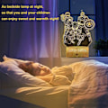 Miniatyrbillede 6 af 7: WJ Superhelte 3D Natlampe, 3D Illusion Lampe med 16 Farver Skift Fjernbetjening, USB Bærbar Touch LED Natlampe, Julefødselsdagsgave hjältar