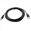 Miniatyrbillede 5 af 5: 3 meter sort USB standard 2.0 firkantet port udskrivning kabel kabel printer datakabel alle kobberbånd magnetisk ring afskærmning
