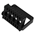Miniatyrbild 4 av 11: Nagelborrmaskinshållare Utställningsställ 16 Hål Nagelkonstverktyg Display Organizer Rack Nagelsalong TillbehörSvart