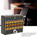 Miniatyrbild 7 av 11: 10-bands equalizer effektpedal med kabel för gitarrbastillbehör