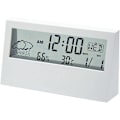 Miniatyrbild 1 av 7: Inomhus digital klocka termometer väckarklocka LCD veckodag lättläst kalenderpåminnelser väderövervakning för hemmet