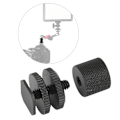 Miniatyrbild 4 av 9: Adapter för kameratillbehör i aluminiumlegering, 1/4\" skruv till blixtskofäste för monitorfäste