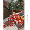 Miniatyrbilde 2 av 8: Høst- og vintersko Barnas bomullssokker Nyttårs midtrør julesokker Kvinners kreative tegneserie dyresokker Gavesokker Christmas Smile Box 4  pairs/box