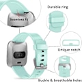 Pikkukuva 4 / 6: Älykellon ranneke sopii Fitbit versa älykellolle, versa 2 ja versa Lite se -kelloille naisille ja miehille (Merivihreä-S)