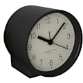 Miniatyrbillede 2 af 5: AA Batteridrevet Analog Alarmur, Lydløs, Ikke-tikende, Stigende Biplyde, Snooze, Lysfunktioner, Nem at indstille (Sort)