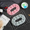 Miniatyrbillede 5 af 5: Ankerkæde silikone chokolade slik kage bageform is gitterform krystal dråbe limform (Pink)