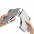 Miniatyrbillede 5 af 6: Bærbart børnevenligt toiletsæde, dyreformet foldbar pottetræningspude med robust skridsikkert greb, let at rengøre design til H grey