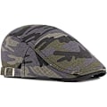 Miniatyrbilde 3 av 7: 2-pakks Herre Bomulls Flat Cap Ivy Gatsby Newsboy Hatt, grå