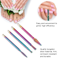 Miniatyrbild 9 av 11: Tungstenstål nagelborr set nagelslipningshuvud poleringsverktyg manikyrtillbehör FD-5