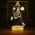 Miniatyrbilde 4 av 6: JUSTUP Nattlys Basketball  Side Table Lamp LED Dekorlys for Voksne eller Barn