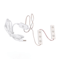 Miniatyrbilde 10 av 11: LED-sminke speil lys justerbar lysstyrke USB-plugg i DIY speil stripe lyspære 2 strenger (6 stk lysbrikker)