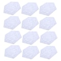 Miniatyrbilde 4 av 11: 12 stk lydabsorberende panel heks akustisk isolasjon lydisolering skum sett kit for hjem grå