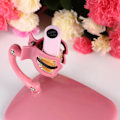 Miniatyrbilde 6 av 7: Ny håndfri neglelakkflaskeholder Display Stand Tilt Clip Grip Tool Rosa