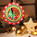 Miniatyrbillede 3 af 5: Vindmølle Udendørs Metal Julemand 12 tommer 3D Rustfrit Stål Have Skulptur 3D Vindmølle Hængende Have Have Dekoration Gaver I Santa Claus