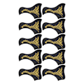 Miniatyrbild 9 av 11: Gitarr plektrumskydd Klassisk Anti Scratch Plate Skyddande Instrument Tillbehör Fågel Typ Fenix Mönster 10 st Guld