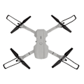 Miniatyrbild 8 av 11: RC Drone 4k Dubbelkamera Quadcopter Wifi Fällbar Fjärrkontroll Quadcopter 3 Vägs Hindrande Undvikande Höjdhåll Leksaker Gåvor för Pojkar Flickor Grå