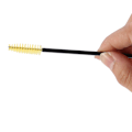 Miniatyrbillede 3 af 5: 50 stk./sæt engangs øjenvippebørste mascara applikator øjne makeup kosmetisk værktøj sort gul