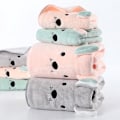 Miniatyrbillede 2 af 6: 3 stk. søde håndklæder til børn  Coral Velvet håndklæder Badeværelse håndklæder  Håndklæder Mikrofiber absorberende håndklæder til køkken