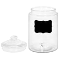 Miniatyrbillede 6 af 9: Glasbeholder med taphane og etiket 5800 ml glas