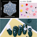 Miniatyrbillede 2 af 2: Neglekunst skabeloner 3D silikone akryl negl udskåret form DIY manicure værktøj 07#