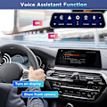 Miniatyrbilde 3 av 8: Speil Dash Cam med trådløs Apple CarPlay Android Auto, 1080P Front og bakre Dual Dash Cam for biler, lastebiler, 9,66 '' IPS Touchscree