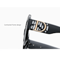 Miniatyrbilde 5 av 6: Retro Rimless Aviator Solbriller for Kvinner Menn Klassisk Dame UV400 Beskyttelse Gradient Linse Solbriller