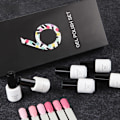 Miniatyrbillede 9 af 9: 6 stk. 7 ml neglelak glitter skinne soak off langtidsholdbar UV LED gel polish manicure (RCTC6-03)